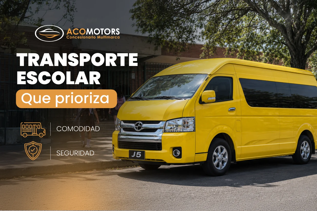 Transporte escolar que prioriza comodidad y seguridad